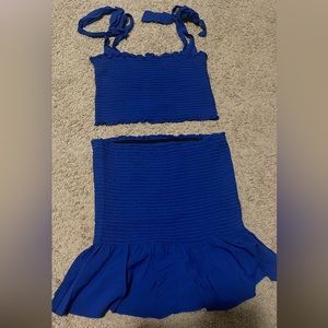 Blue two piece set size M